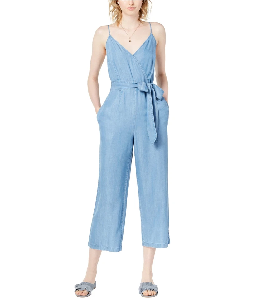 maison Jules Womens Chambry Jumpsuit, Blue, 12 - Image 1 of 1