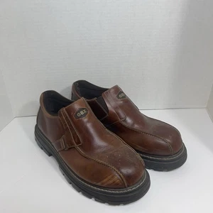 GBX Dakota Shoes Mens 14 M Brown Leather Slip On Vintage - Picture 1 of 10