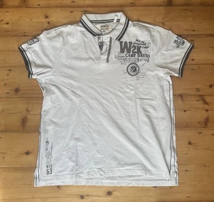 Camp David Poloshirt Shirt Weiß Regular Fit, Green Line Gr. XXL Baumwolle - Bild 1 von 6