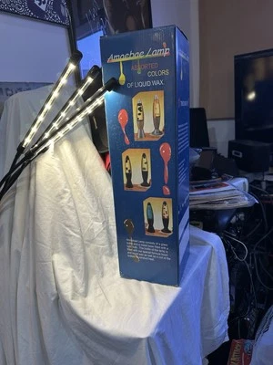 Amoebae Lamp Lava Lamp Liquid Wax Inbox, New vintage, nostalgic, psychedelic - Image 1 of 4