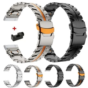 Correa de reloj de metal de acero inoxidable para Fitbit Versa 4/Versa 3/Sense 2/Sense - Imagen 1 de 25
