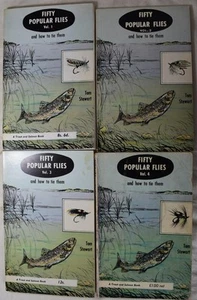 4 Volumes. 50 POPULAR FLIES & HOW TO TIE THEM Tom Stewart. Fly-fishing - Picture 1 of 5