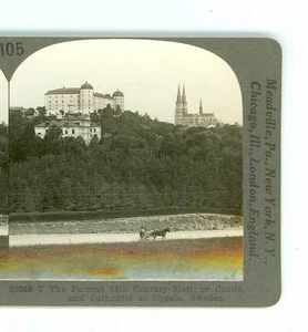 B2420 Berühmtes Schlitz oder Schloss & Dom Upsala Schweden D aus dem 16. Jahrhundert - Bild 1 von 2