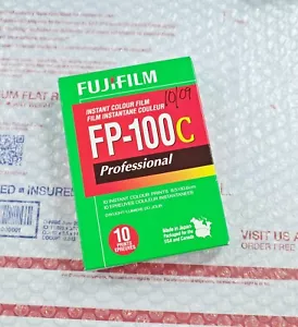 Fuji FP-100C Professional Color Instant Film, Expired 10-2010 - Picture 1 of 6