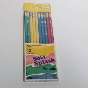 Vintage #2 Pencils Empire Soft Splash Pack Of 10 New Sealed Package - Picture 1 of 5