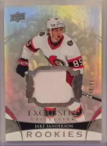 Patch Esordienti Jake Sanderson 2022-23 Black Diamond Collezione Squisita 48/99 - Foto 1 di 2
