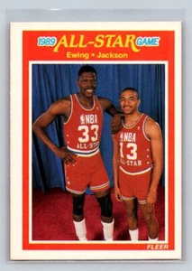1989 Fleer Set Break Patrick Ewing / Mark Jackson AS #167 New York Knicks - Picture 1 of 2