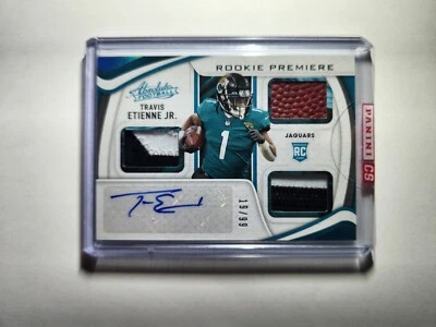 2021 Absolute Football Travis Etienne Rookie Premiere /99 - Image 1 of 2