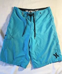 Hurley Herren Boardshorts Schwimmen Surfhose Aqua Blau Größe 28 Boardshorts - Bild 1 von 5
