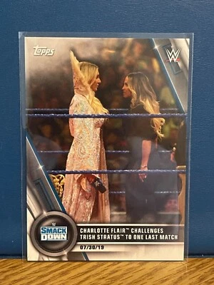 #56 Charlotte Flair Challenges Trish Stratus to One Last Match - 2020 Topps WWE - Image 1 of 2
