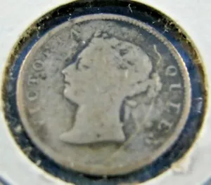 GUYANA 1891 - 4 PENCE MÜNZE - Bild 1 von 2