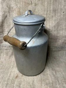 Vintage retro aluminum milk water container canister dairy - Picture 1 of 8