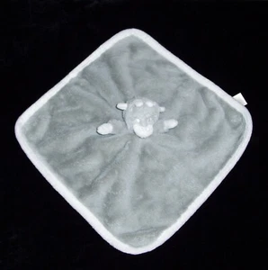 Love by Little Giraffe Gray Baby Blanket White Edge Trim Security Lovey - Picture 1 of 1