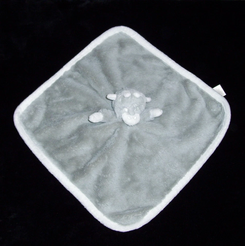 Manta de bebé gris jirafa Love by Little borde blanco seguridad Lovey Foto 1 de 1