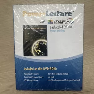 WRITE 2 Applied Calculus PowerLecture CD ROM ExamView PowerPoint Lectures Manual - Picture 1 of 3