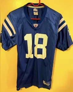 VTG Peyton Manning Indianapolis Colts Reebok NFL Football Jersey Youth XL 18-20 - Picture 1 of 3