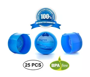 3 & 5 Gallon Water Bargain Premium BPA-FREE Water Cooler Caps - 25 Pack - Picture 1 of 12