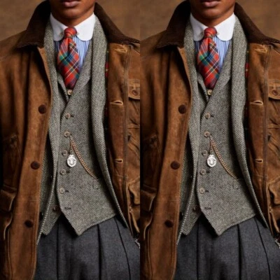 Men's Suede Brown Jacket Casual Sports Leisure Slim Fit Coat Blazer Slim Fit - Image 1 of 4