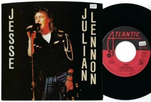 Julian Lennon Jesse / Bebop 45 rpm PS M- Atlantic Pop Rock (1984) - Picture 1 of 2