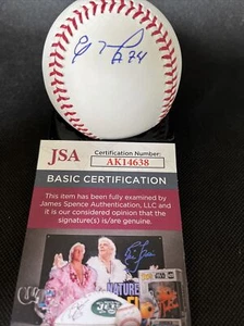 Eloy Jimenez Chicago White Sox Firmato OML Major League Baseball Ufficiale ~ JSA - Foto 1 di 4