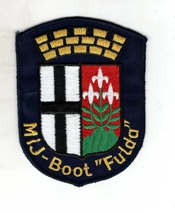 Aufnäher Patches Minenjagdboot „Fulda“ Bundeswehr Marine - Picture 1 of 1
