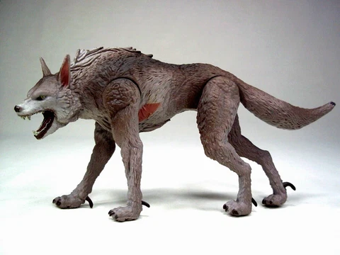 Rare Rampage The Movie Ralph Wolf Creature Monster Action Figure Lanard 2018 Toy Cover
