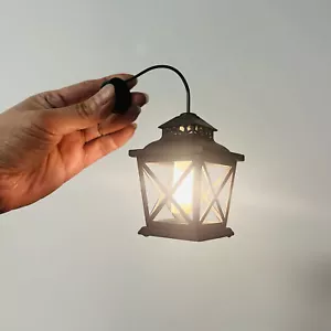 1/4 Scale Dollhouse Miniatures Accessories Vintage Wall Lamp Lights Handmade - Picture 1 of 6