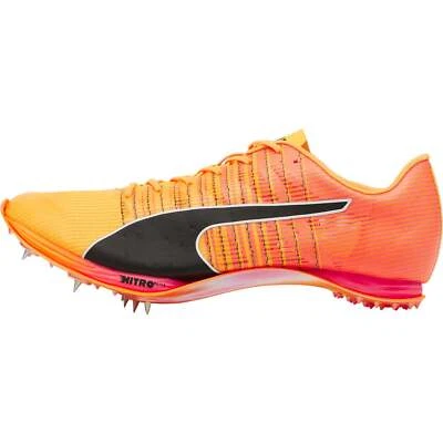 Puma evoSpeed 400 Nitro 2 Running Spikes Orange Sprint Athletics Track PB Shoes - Image 1 of 4