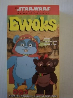 1990 star wars trilogy animated collection EWOKS vol 1 vhs - Image 1 of 3