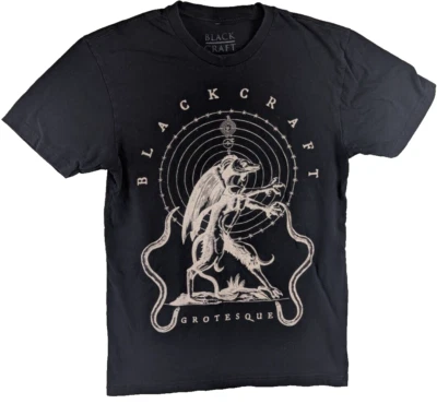 BlackCraft Cult Salem Grotesca Gótica Calce Ajustado Camiseta Negra Hombres S Ropa de Calle Foto 1 de 3