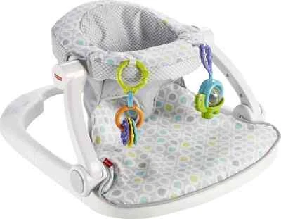 Fisher-Price Portable Baby Chair Sit-Me-Up Floor Seat With Developmental Toys - Image 1 of 4