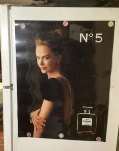 Nicole Kidman Chanel No 5 Poster Plastic Advertisement Vintage - Picture 1 of 5