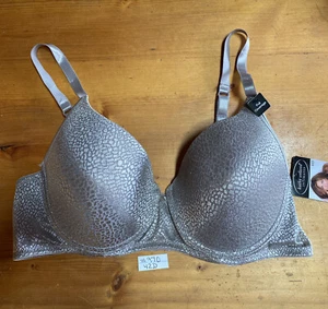 Kathy Ireland 42D Bra Molded Cup Underwire Full Coverage Gray - Picture 1 of 5