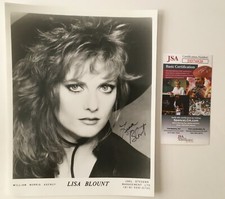 Lisa Blount Signed Autographed 8x10 Photo JSA Certified Officer and a Gentleman