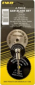Enkay 4 Stück Sägeblatt Set 3 Blätter 1 1/8 Schaft 380-4520C - Bild 1 von 1