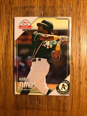 2019 TOPPS NATIONAL TRADING CARD DAY SGA ONE PACK OAKLAND A's ATHLETICS BASEBALL - Image 1 of 2