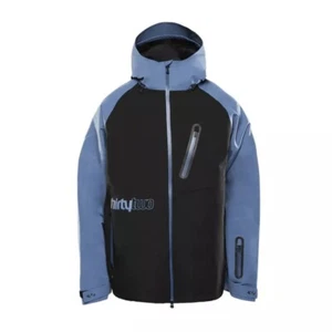 2024 Thirtytwo Grasser Snowboard Jacket Blue Black Size Large L 32 - Picture 1 of 3