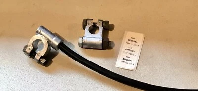 Boss 429 Mustang positive terminal /negative battery cable Autolite tags & bolts - Image 1 of 4