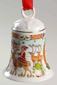 Hutschenreuther Annual China Christmas Bell The Reindeer - No Box 8945084 - Picture 1 of 1