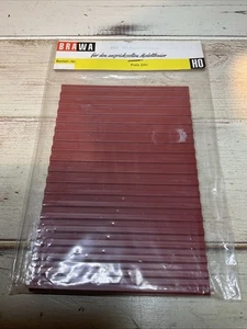 Brawa 2850 HO Sheet Piling Corrugated Panel (Pack of 2) - Picture 1 of 2