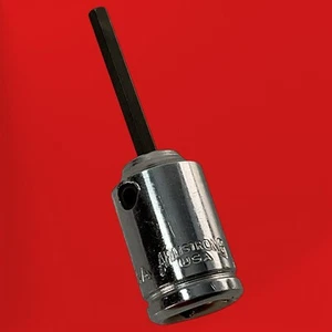 Armstrong NMA-3A Chrome Hex Driver Sockets 1/4" Drive 7/64 SAE USA - Picture 1 of 8