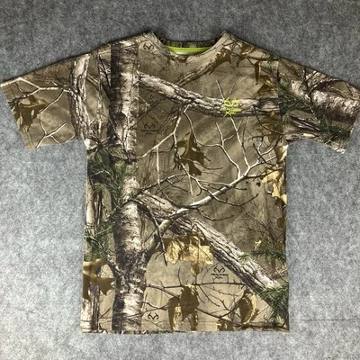Camiseta Realtree Niños Manga Cuello Redondo Camuflaje Talla Juvenil XL Camuflada Foto 1 de 4