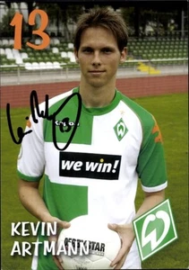 Autogrammkarte Fußballer Kevin Artmann, Werder Bremen, Autogramm - 11285710 - Picture 1 of 2