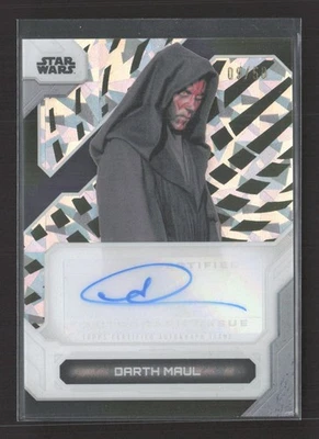 Star Wars Topps Hi Tek Ray Park as Darth Maul Gold Auto /50 #A-RP - Image 1 of 2
