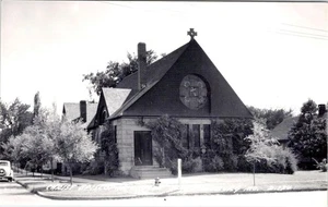 RPPC, Warrensburg MO Missouri CHRISTUS EPISKOPALKIRCHE ca 1940er Religion Postkarte - Bild 1 von 2