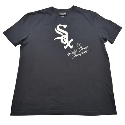 Рубашка Chicago White Sox New Era размер XL World Series Champions 2005 логотип двусторонняя - Изображение 1 из 4