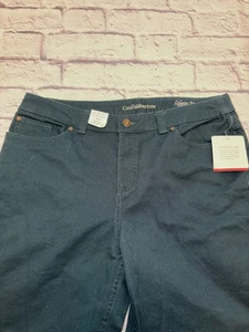 Croft & Barrow 14 Average Classic Fit Straight Leg Hose dunkelgrün, 14 Hosen - Bild 1 von 10