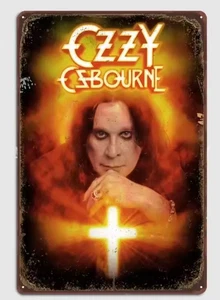 Ozzy Osbourne Prince of Darkness Limited Edition Metal Sign 12' Collectible - Picture 1 of 2