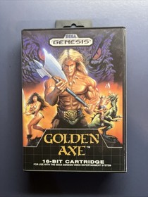 Golden Axe (Sega Genesis 1989) Complete CIB With Manual