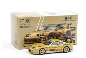 Pop Race 1/64 Top Secret GT300 Supra Gold Chinese Box Variant AUF LAGER - Bild 1 von 4